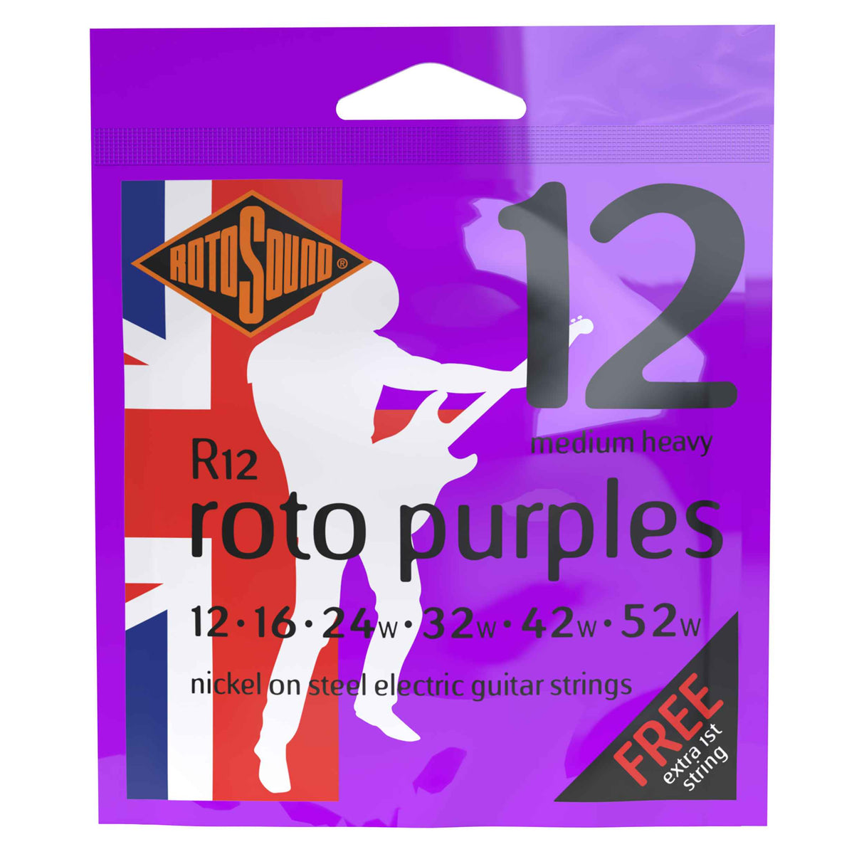 Rotosound R12 Roto Purples | 12-52