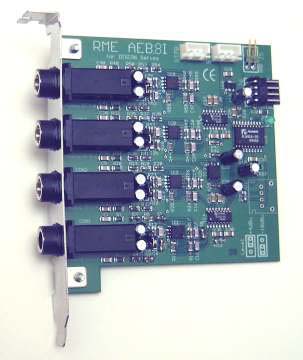 RME AEB 8 O išplėtimo plokštė