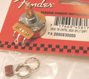 Fender 0990832000 potenciometras gitarai 250K SPLIT No Load CNTRL