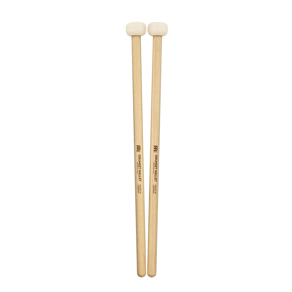 Meinl SB401 Drumset Mallet Medium Drumstick Medium Felt tip 5A Hickory ...