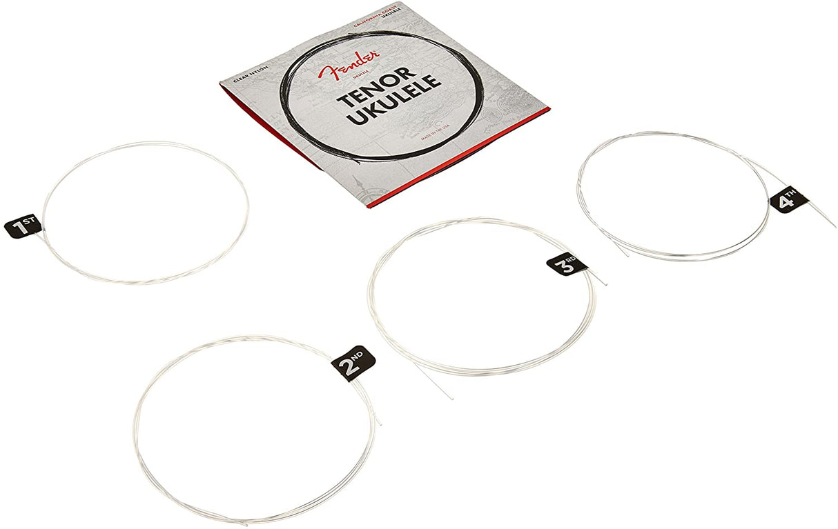 Fender Tenor Ukulele strings stygos ukulėlei