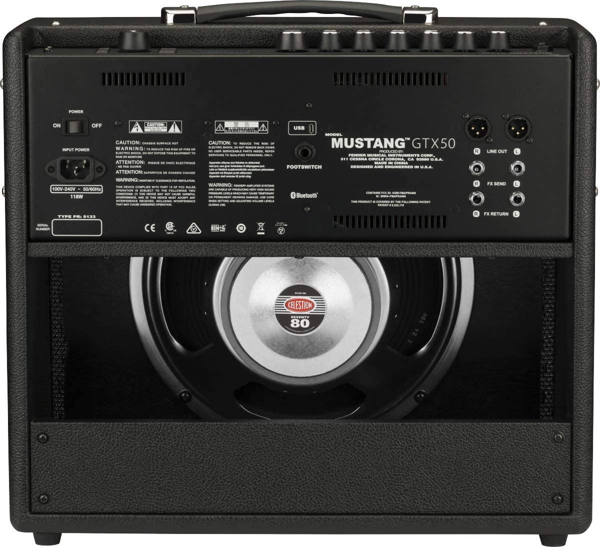 Fender Mustang GTX50 stiprintuvas elektrinei gitarai
