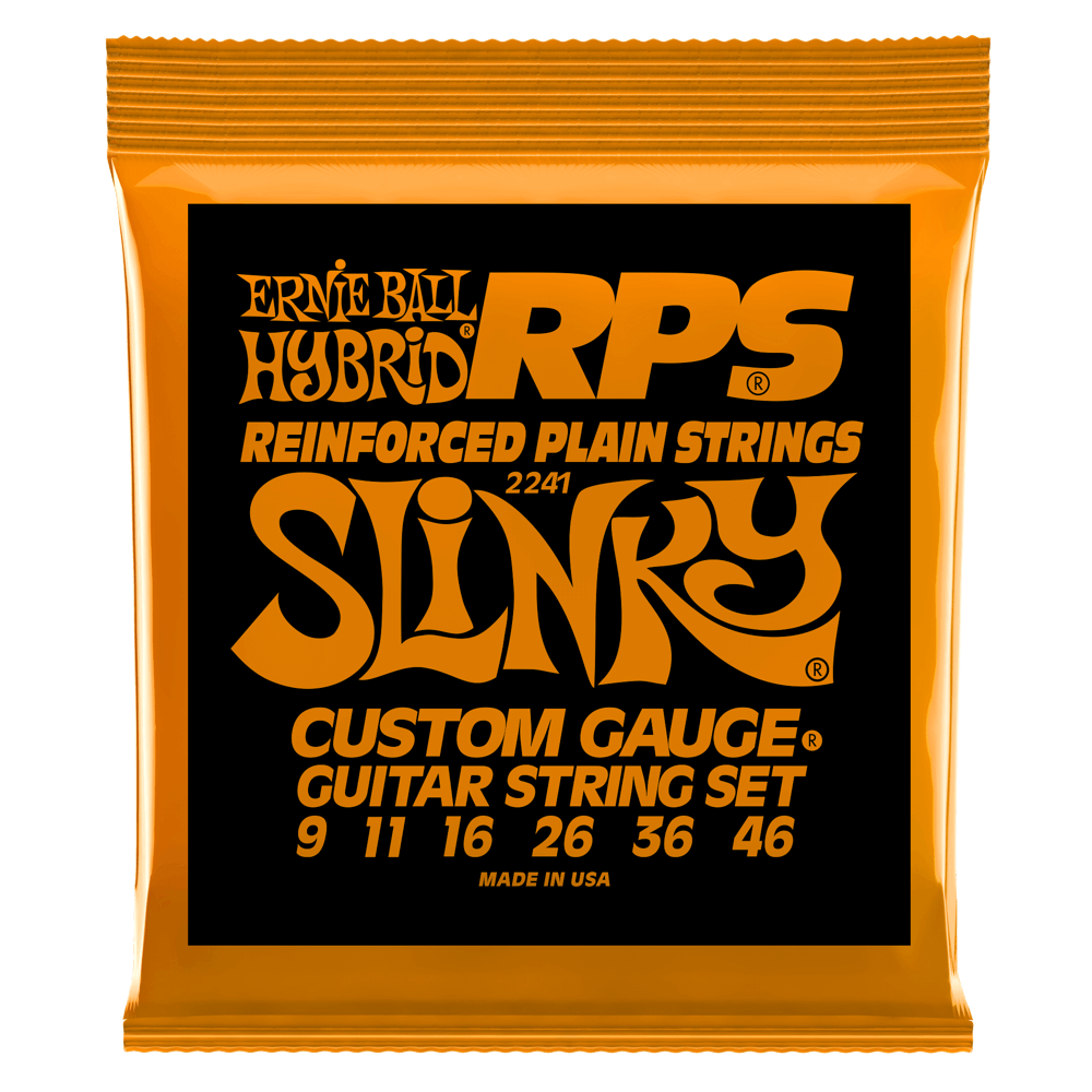 Ernie Ball 2241 Hybrid Slinky RPS Nickel Wound Electric Guitar Strings 9-46 Gauge