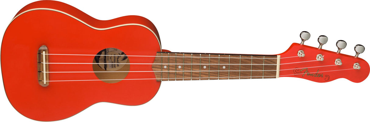 Fender Venice Soprano Ukulele Fiesta Red FSR ukulėlė