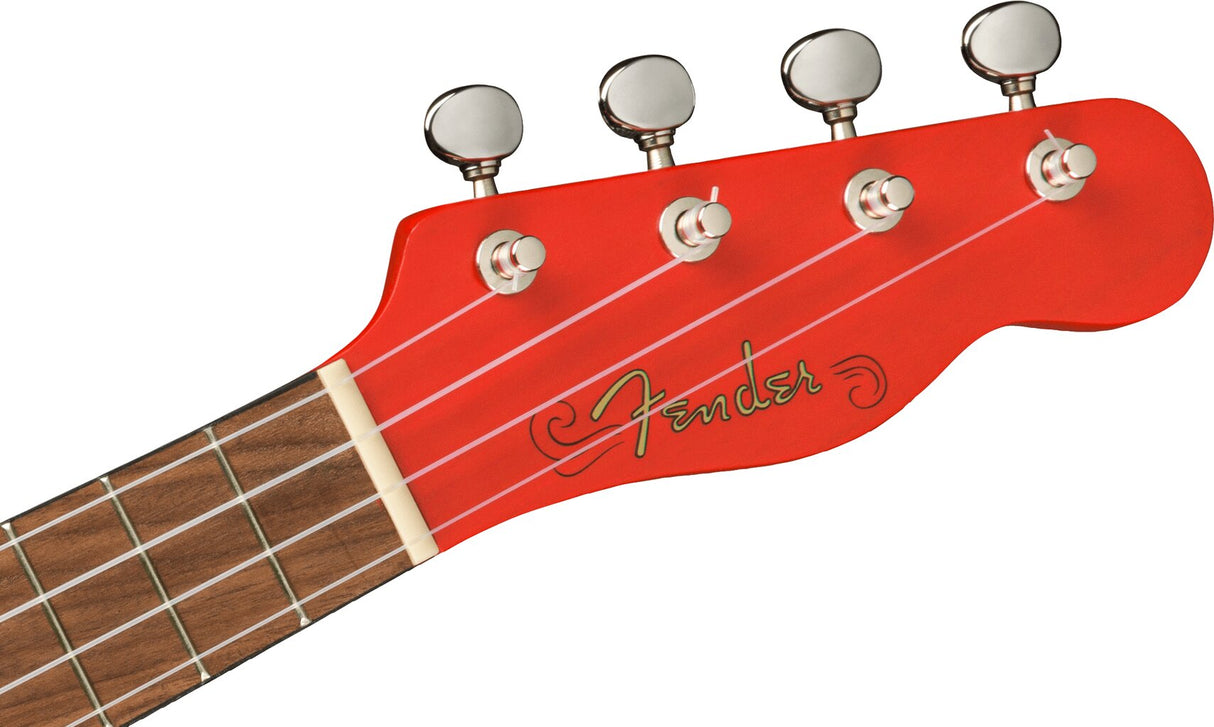 Fender Venice Soprano Ukulele Fiesta Red FSR ukulėlė
