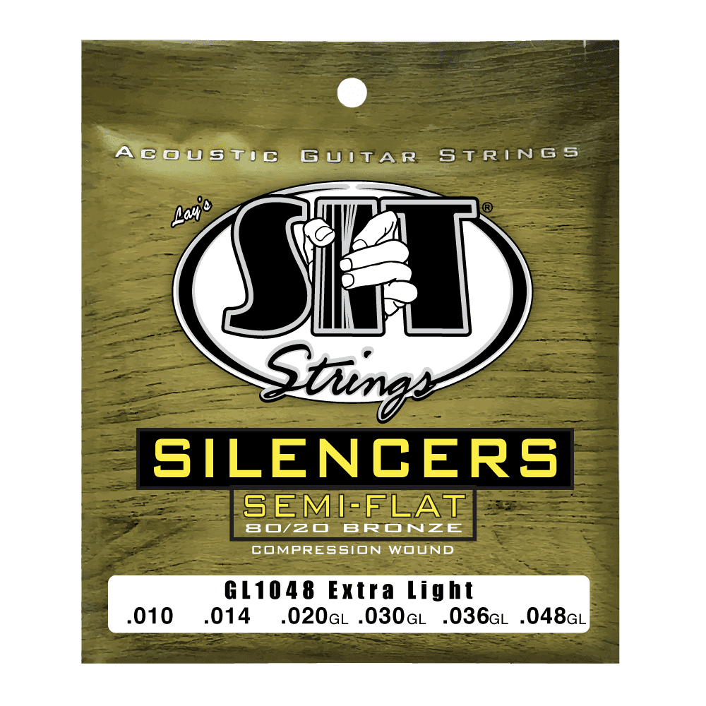 SIT GL-1048 Extra Light Silencer 80/20 Acoustic Guitar Strings