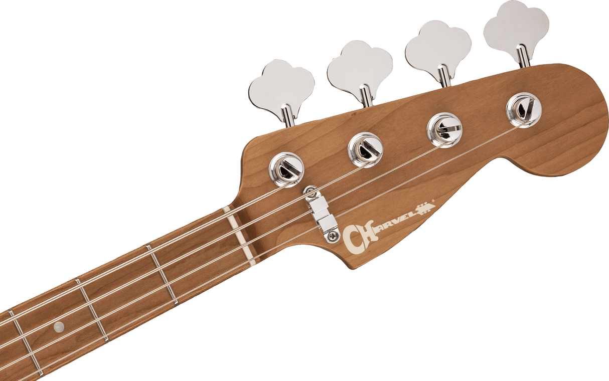 Charvel Pro-Mod San Dimas Bass PJ IV V Caramelized Maple Fingerboard Metallic Black