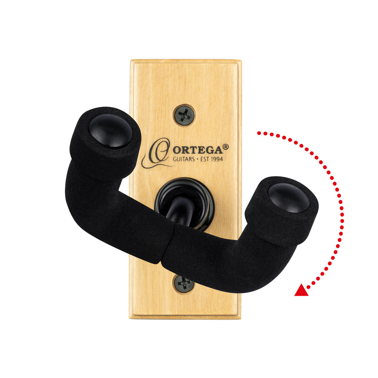 Ortega OUH-1NT Natural Wall hanger ukulėlės laikiklis