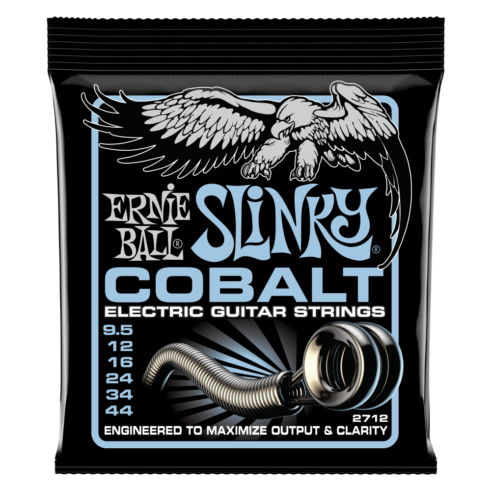 Ernie Ball 2712 Primo Slinky Cobalt Electric Guitar Strings 9.5-44 Gauge