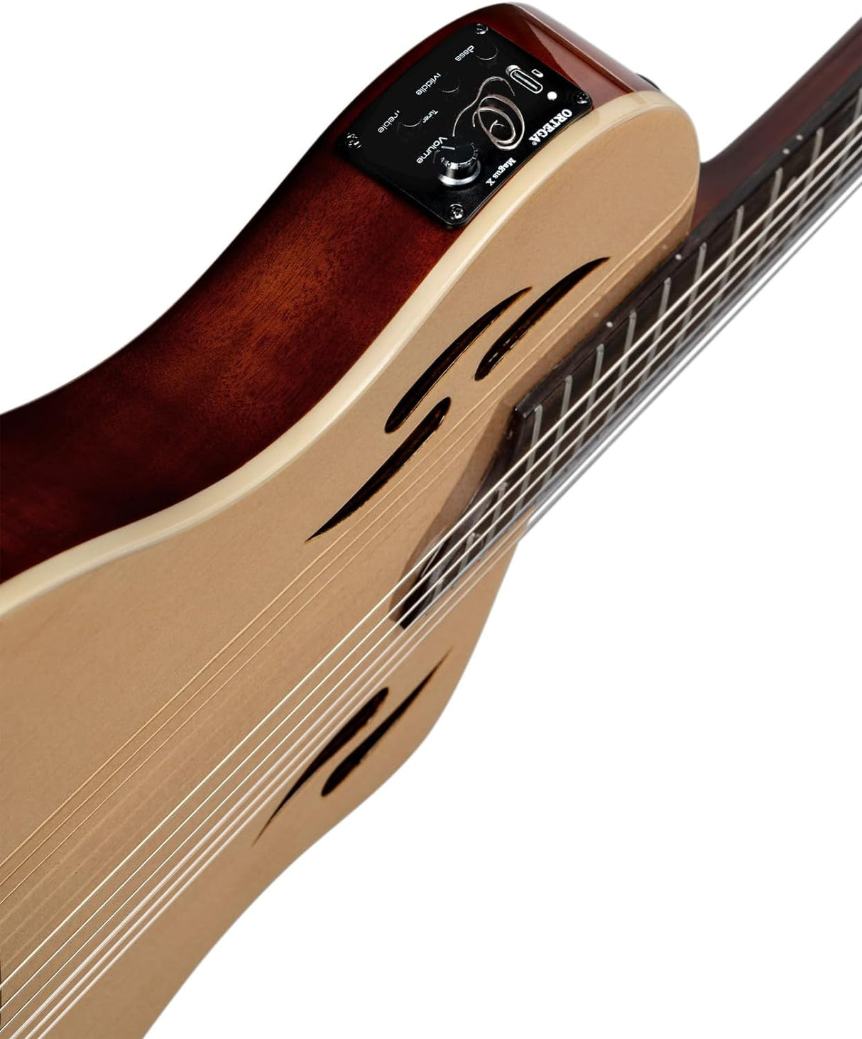 Ortega TourPlayer RTPSTD-NAT vientoso korpuso klasikinė gitara su įgarsinimu