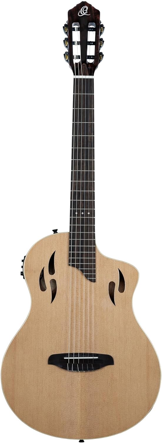 Ortega TourPlayer RTPSTD-NAT vientoso korpuso klasikinė gitara su įgarsinimu