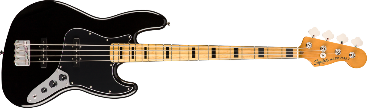 Squier Classic Vibe 70s Jazz Bass MN BLK bosinė gitara