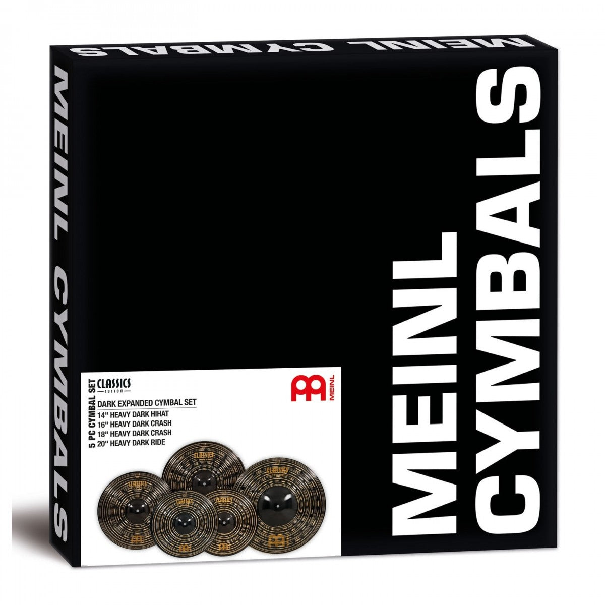 Meinl CCD-CS4 Classics Custom Dark Heavy cymbal set lėkščių komplektas