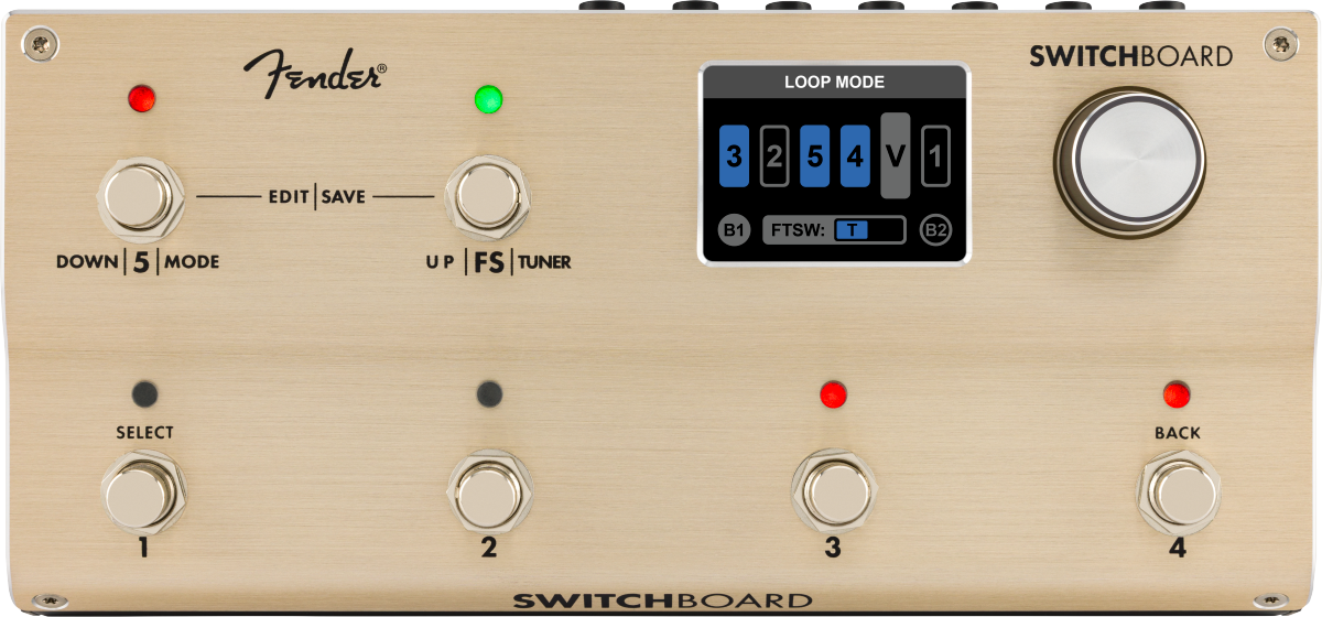 Fender Switchboard Effects Pedal Operator