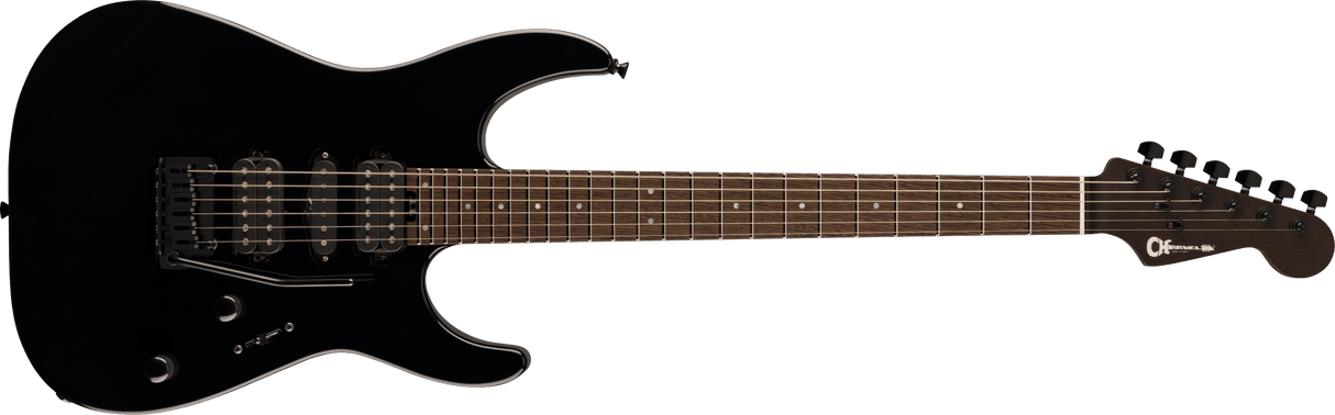 Charvel MJ DK24 HSH 2PT W Mahogany Wenge Fingerboard Black MADE IN JAPAN