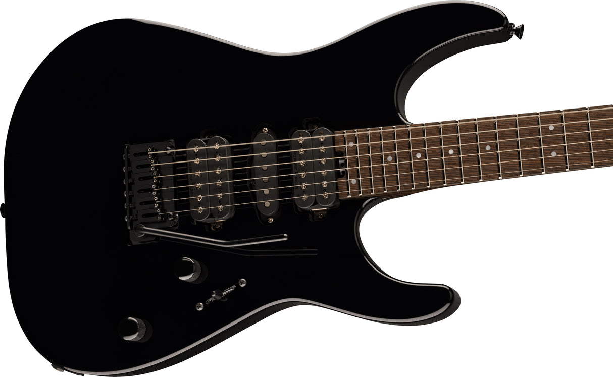 Charvel MJ DK24 HSH 2PT W Mahogany Wenge Fingerboard Black MADE IN JAPAN