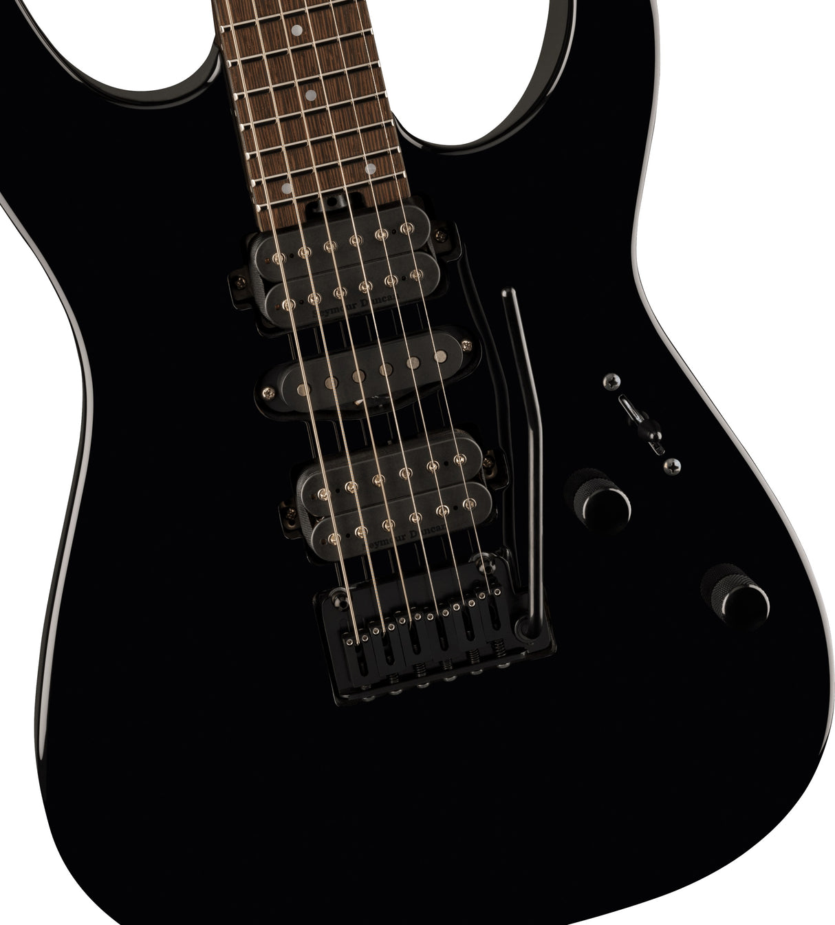 Charvel MJ DK24 HSH 2PT W Mahogany Wenge Fingerboard Black MADE IN JAPAN