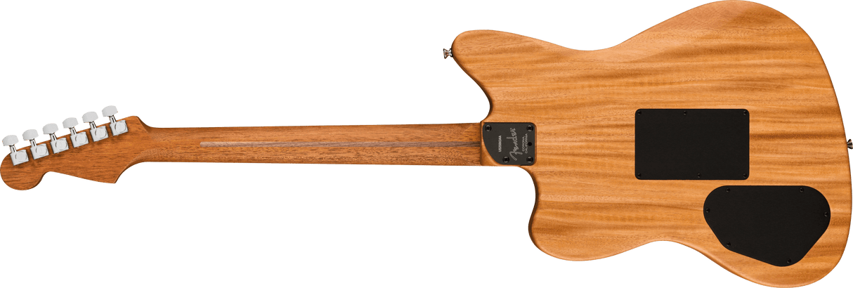 Fender American Acoustasonic Jazzmaster Tungsten Ebony Fingerboard Electro-Acoustic Guitar