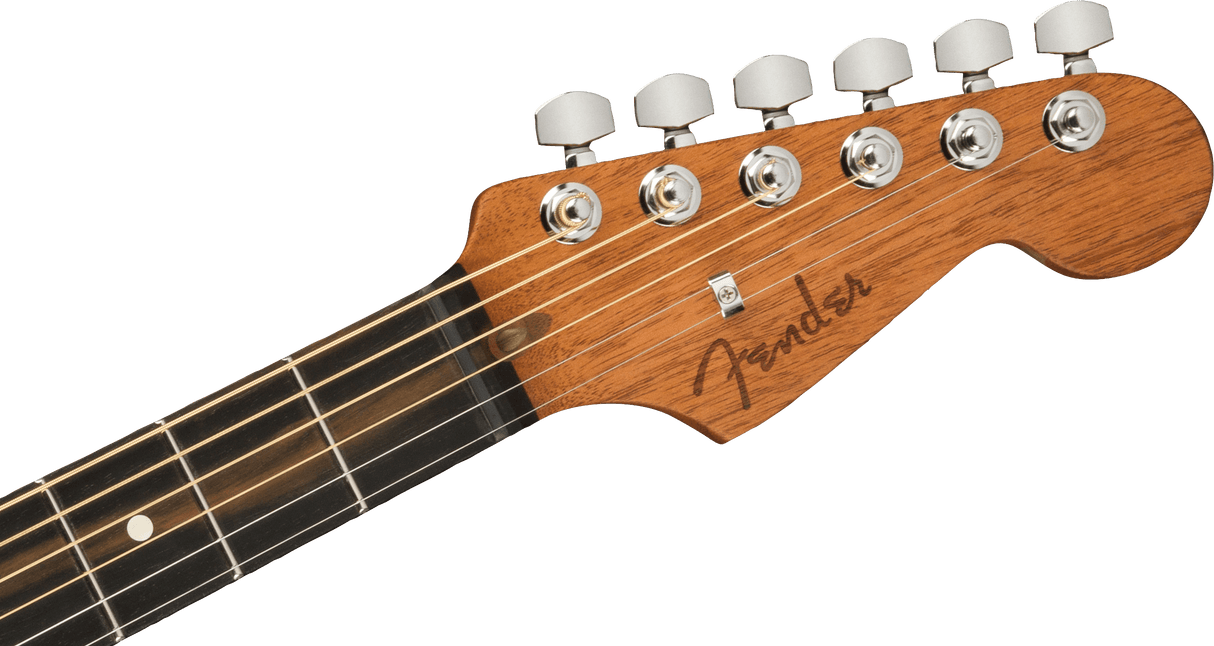 Fender American Acoustasonic Jazzmaster Tungsten Ebony Fingerboard Electro-Acoustic Guitar