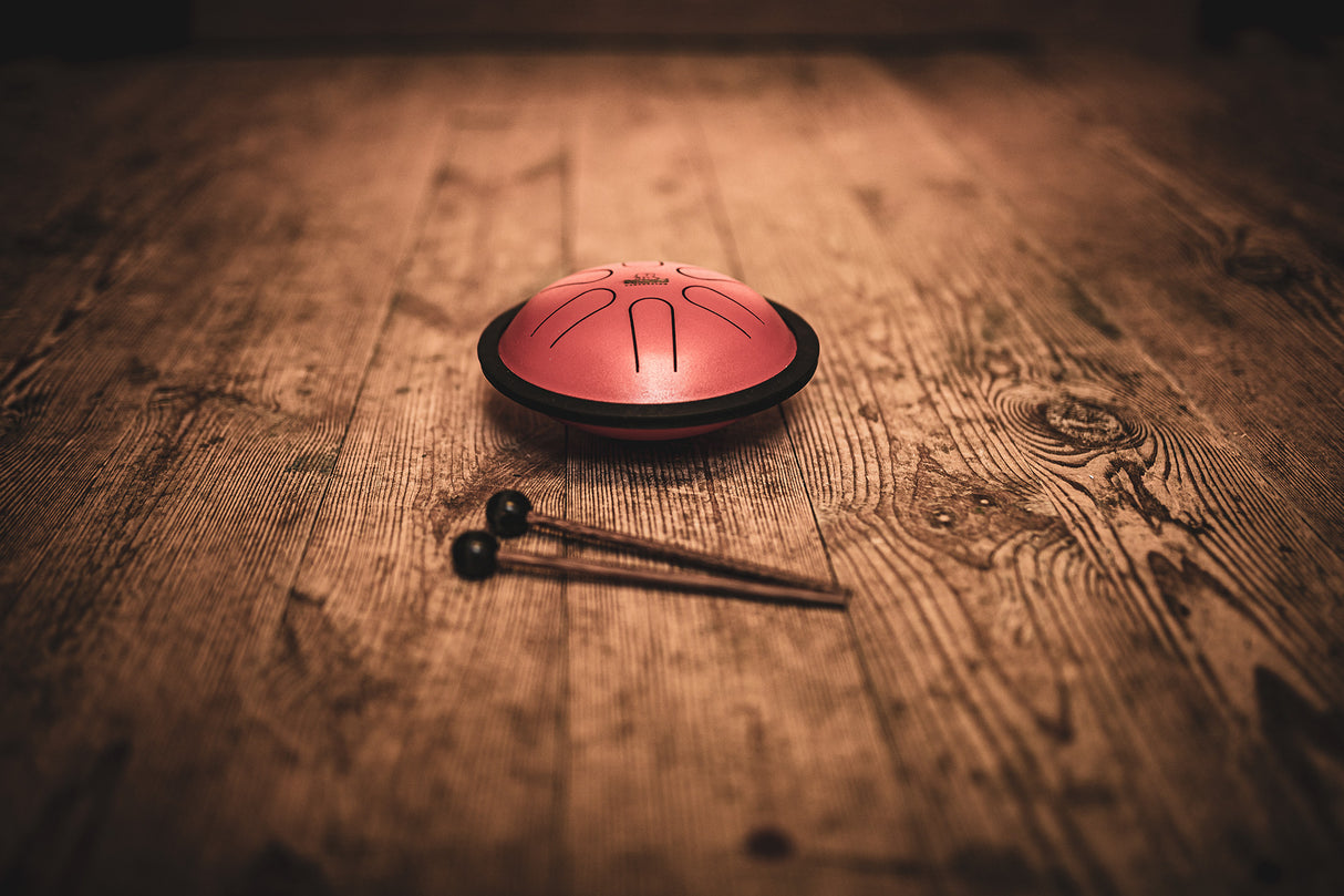 MEINL NINO980R Percussion Mini Melody Steel Tongue Drum - 6 būgnas