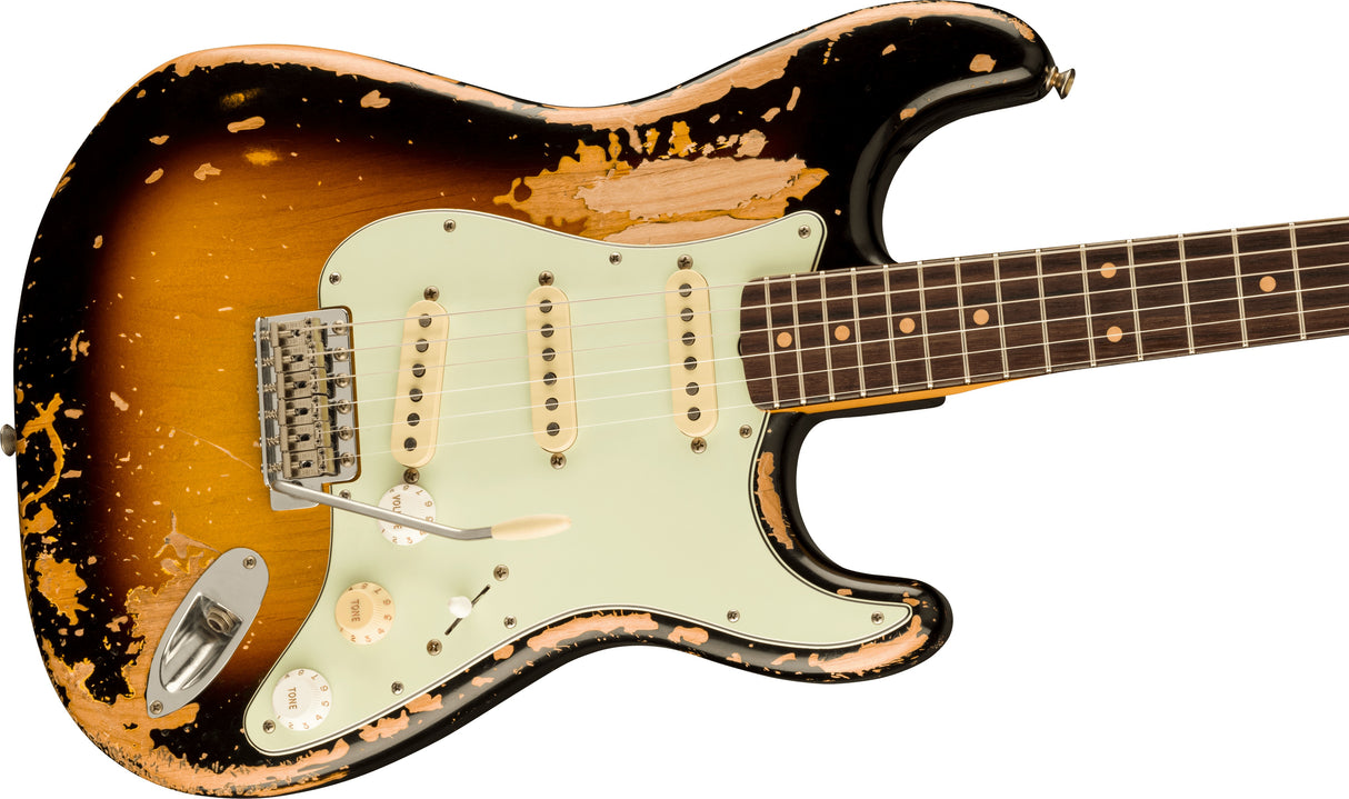 Fender Mike McCready Stratocaster Rosewood Fingerboard 3-Color Sunburst elektrinė gitara