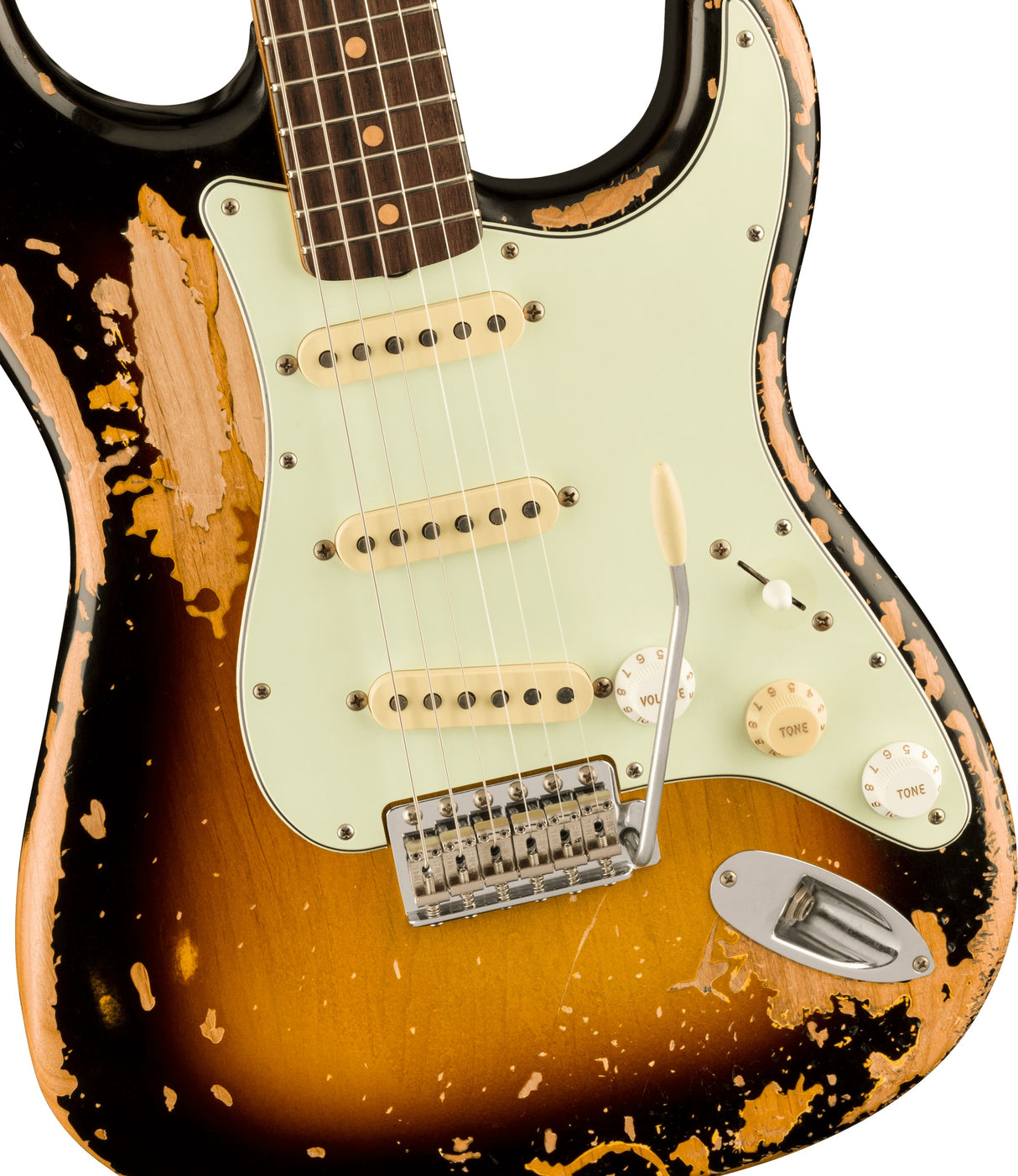 Fender Mike McCready Stratocaster Rosewood Fingerboard 3-Color Sunburst elektrinė gitara