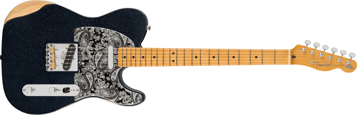 Fender Brad Paisley Tele MN BLK SPKL elektrinė gitara
