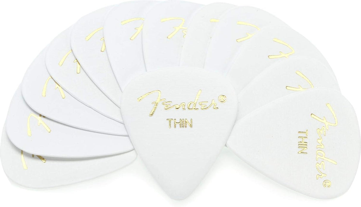 Fender 351 Pickpack White Thin 12 pics mediatoriai