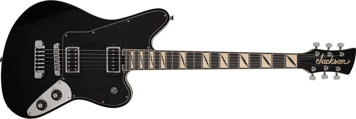 Jackson Pro Series Signature Lee Malia LM-87 Amaranth Fingerboard Open Pore Black elektrinė gitara