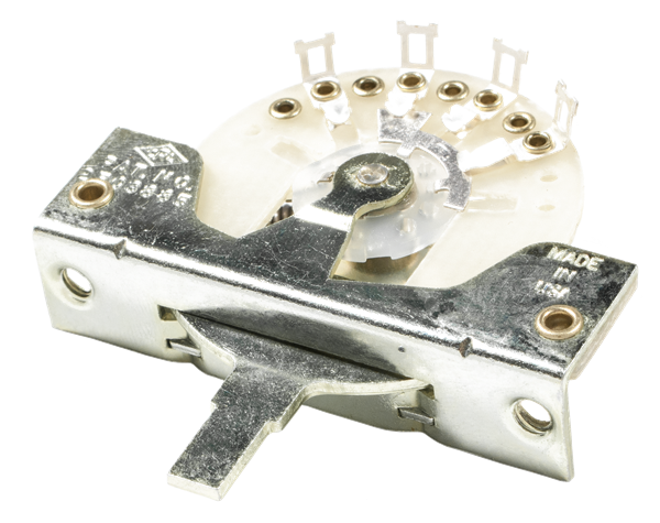 Fender Pure Vintage 3-Position Pickup Selector Switch with Mounting Hardware perjungėjas