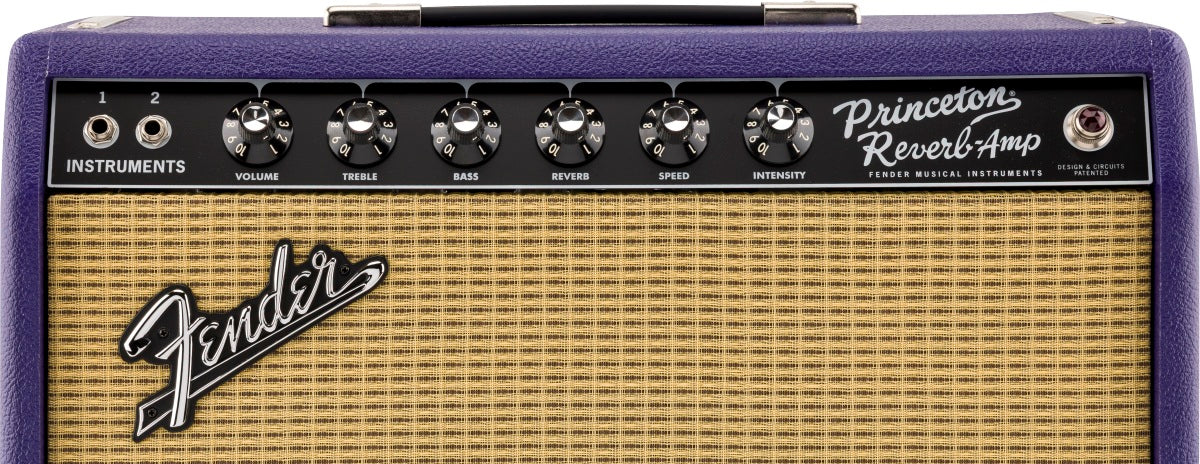 Fender Limited Edition 65 Princeton Reverb 1×12 Greenback - Plum Wheat Grille Tube Amplifier