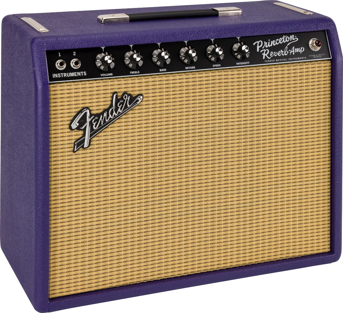 Fender Limited Edition 65 Princeton Reverb 1×12 Greenback - Plum Wheat Grille