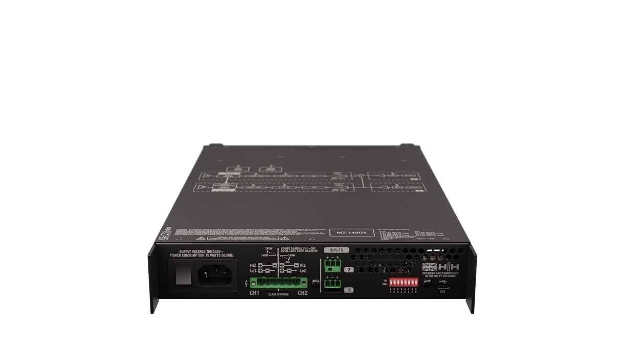 HH Electronics MZ-140DX stiprintuvas