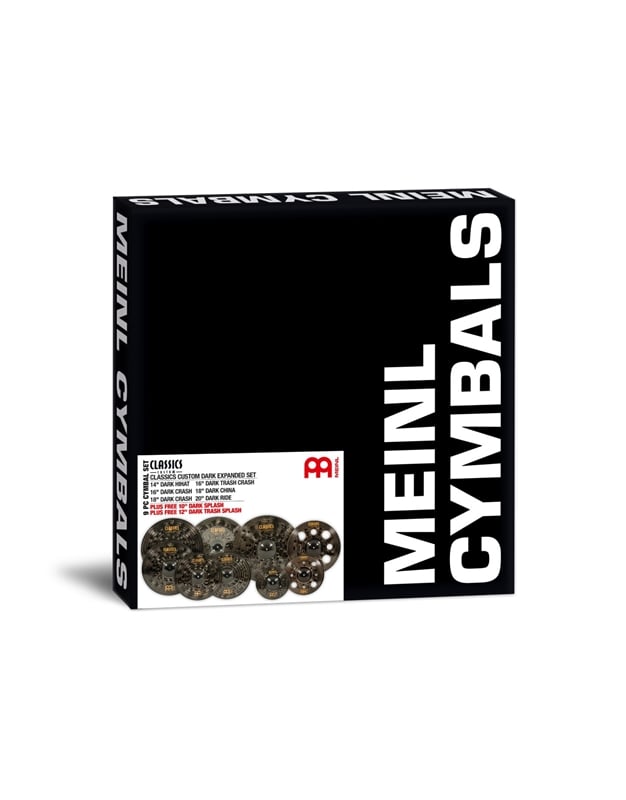 Meinl CCD-ES1 Classics Custom Dark Expanded Box Set for Drums, 8-pc lėkščių komplektas