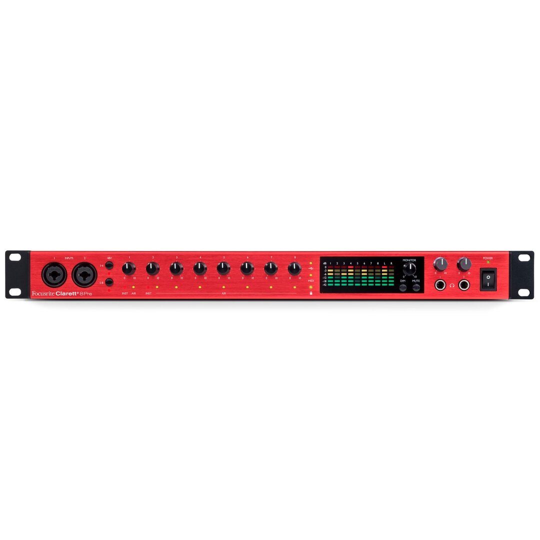 Focusrite Clarett+ 8Pre