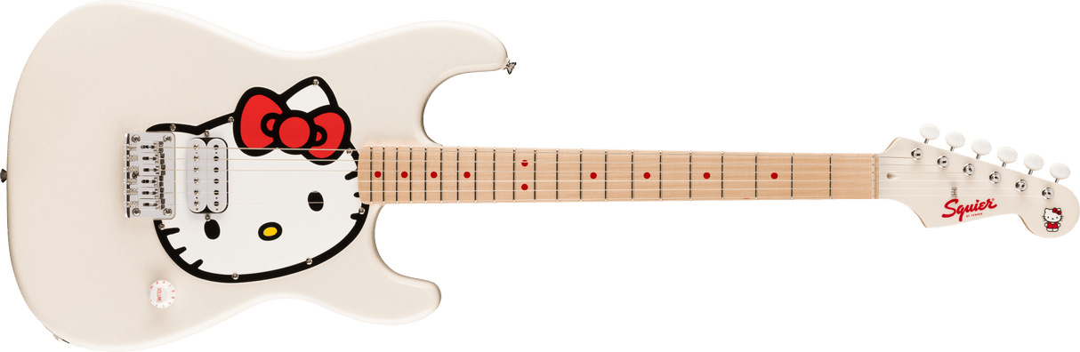Squier Hello Kitty Stratocaster MN WB WHT