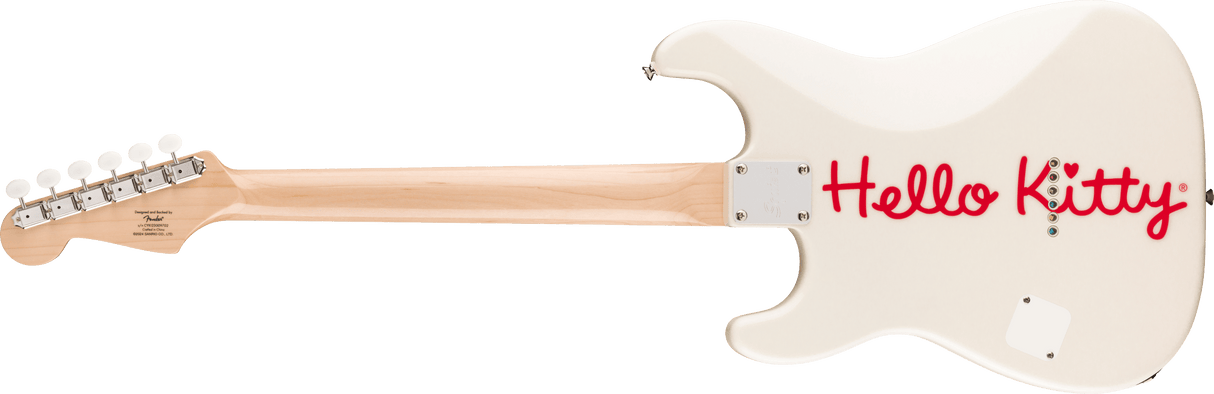 Squier Hello Kitty Stratocaster MN WB WHT