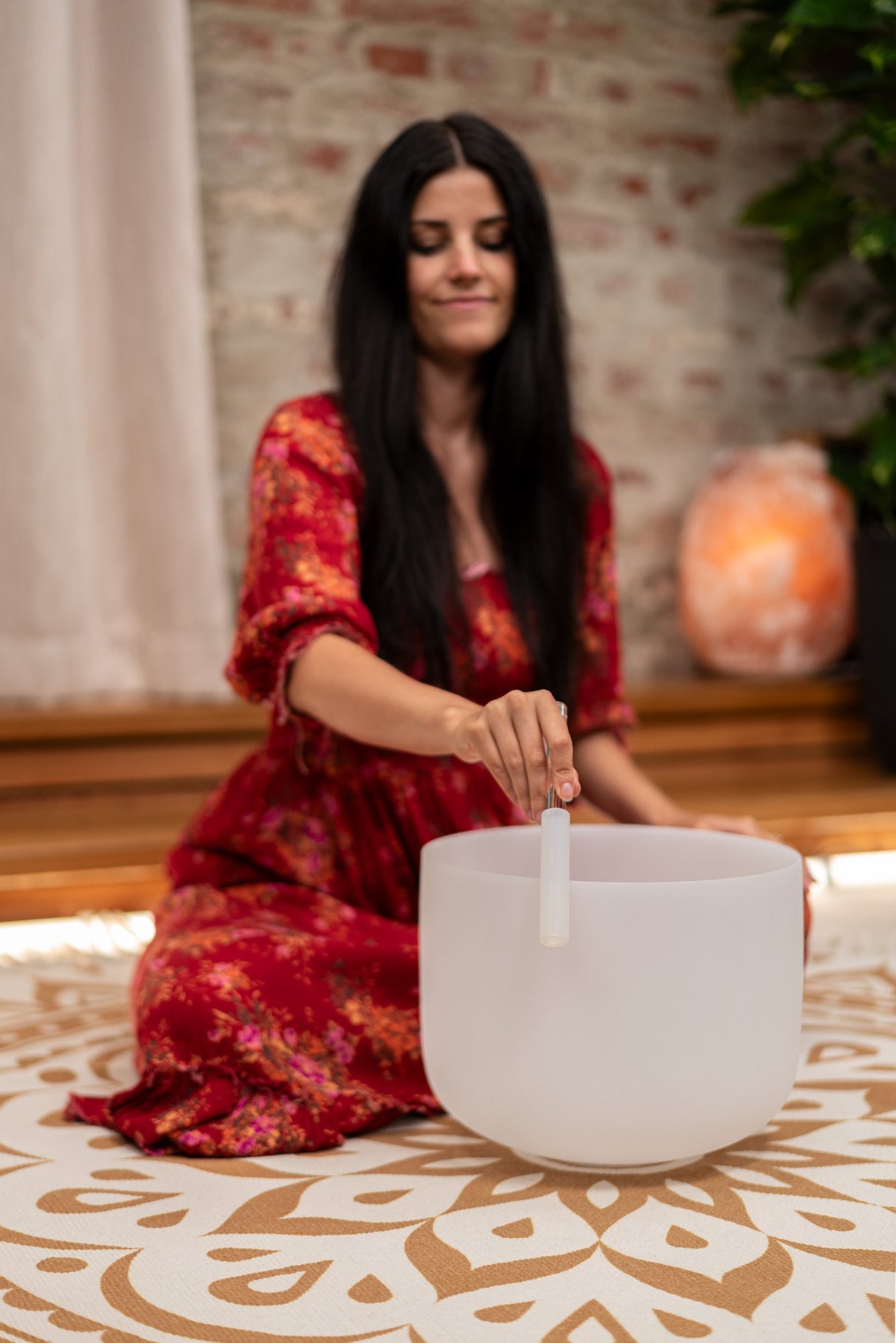 Meinl Sonic Energy CSBRHM Energy Half-coated Crystal Silicone Rod - Medium