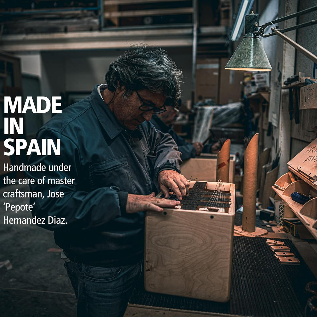 MEINL AE-MILBE Artisan Edition String Cajon Minera Line Brown Eucalyptus