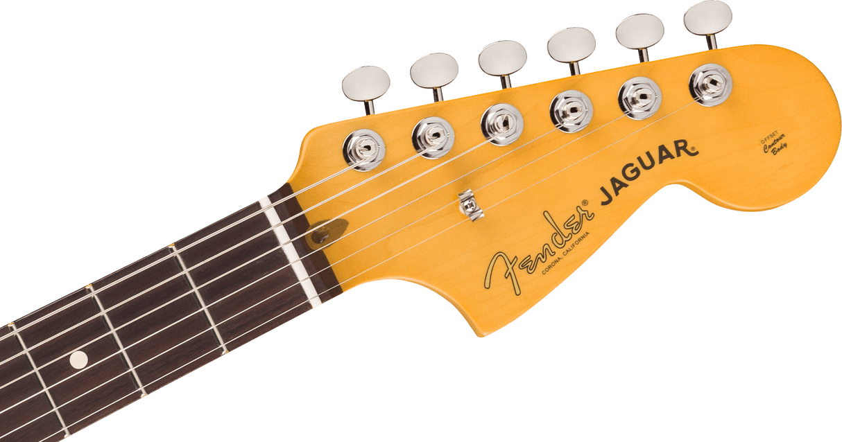 Fender American Pro Classic Jaguar Rosewood Fingerboard Faded Sherwood Green Metallic