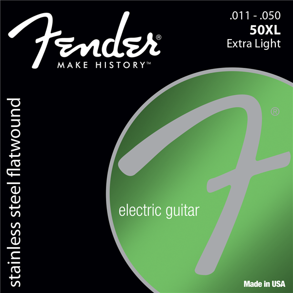 Fender Supersonic 50 Stainless Flatwound ball end 11-50 stygos elektrinei gitarai
