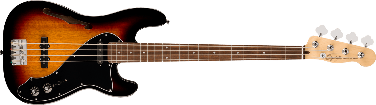 Squier Paranormal Precision Bass Thinline SJ Laurel Fingerboard BPG 3-Color Sunburst bosinė gitara