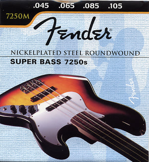 Fender 7250M 45-105 stygos bosinei gitarai.