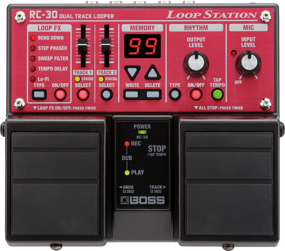 Boss RC-30 looper station gitarinis efektas – Midiaudio