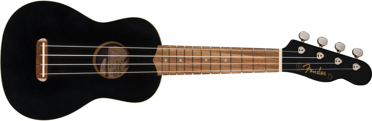 Fender Venice Soprano Ukulele Black
