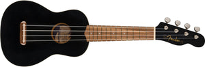 Fender Venice Soprano Ukulele Black