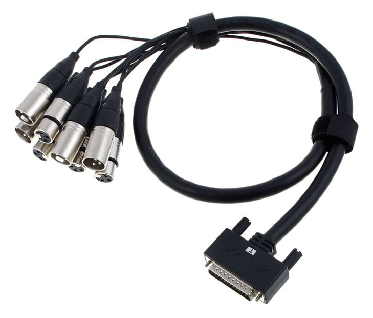 Alva AES25-4F4M1 Breakout Cable for Digital Connection AES/EBU – Midiaudio