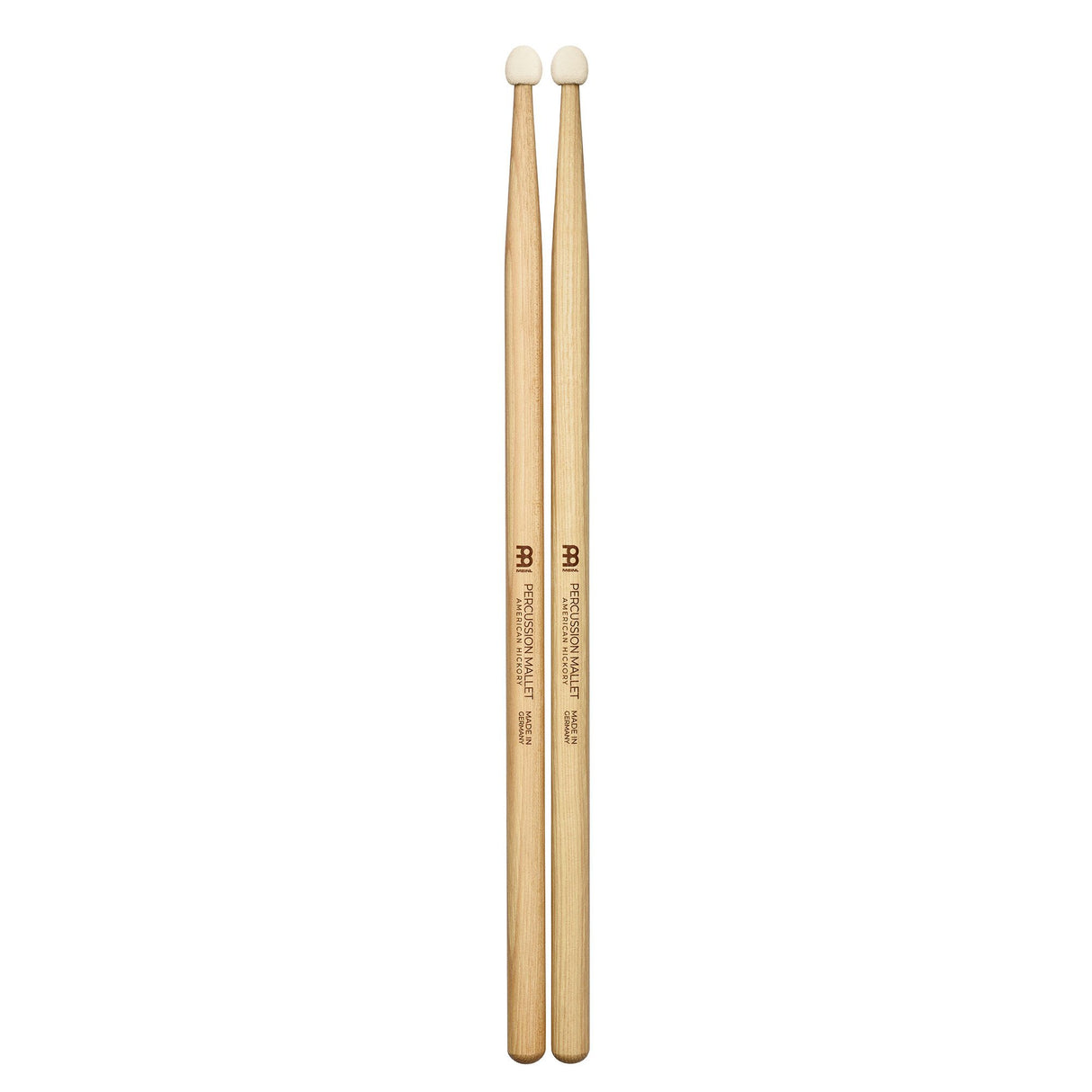 Meinl SB116 Stick Felt Percussion Mallet Drumstick Hickory Round Felt tip