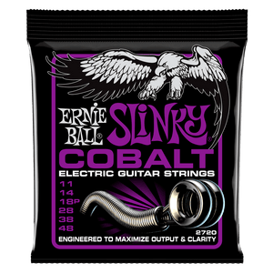 Ernie Ball 2720 Power Slinky Cobalt Electric Guitar Strings 11-48 Gauge