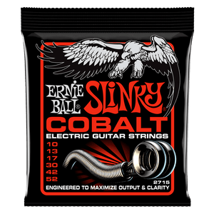 Ernie Ball 2715 Skinny Top Heavy Bottom Slinky Cobalt Electric Guitar Strings 10-52 Gauge
